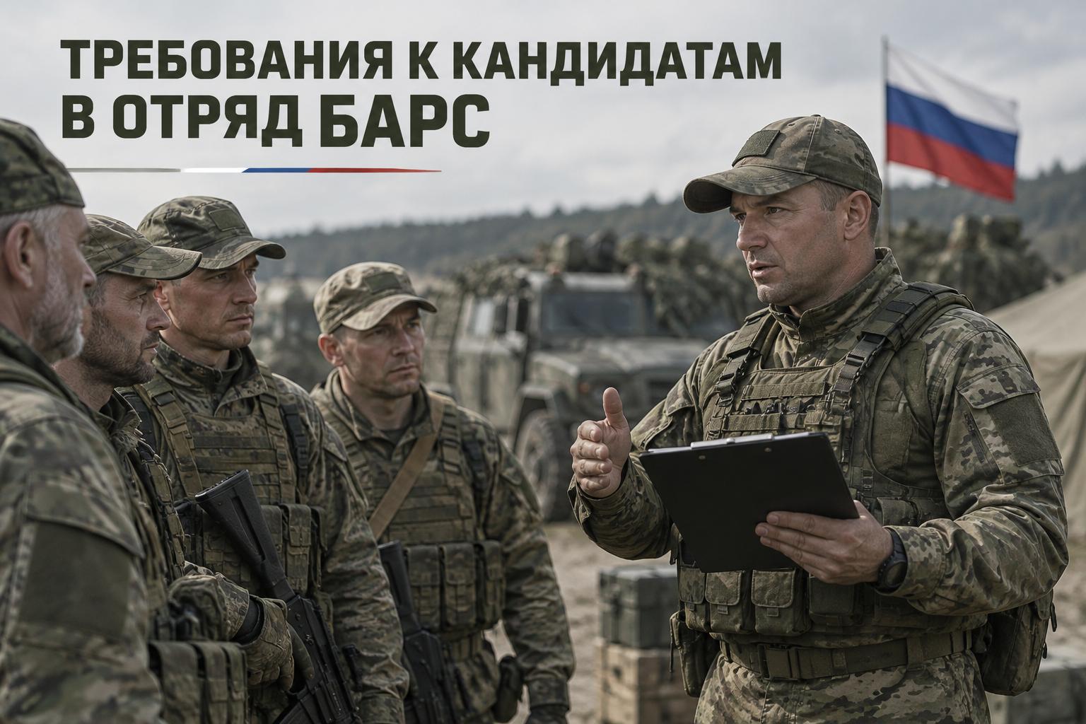 Требования к кандидатам в отряд БАРС: кто проходит отбор и на что смотрят в первую очередь