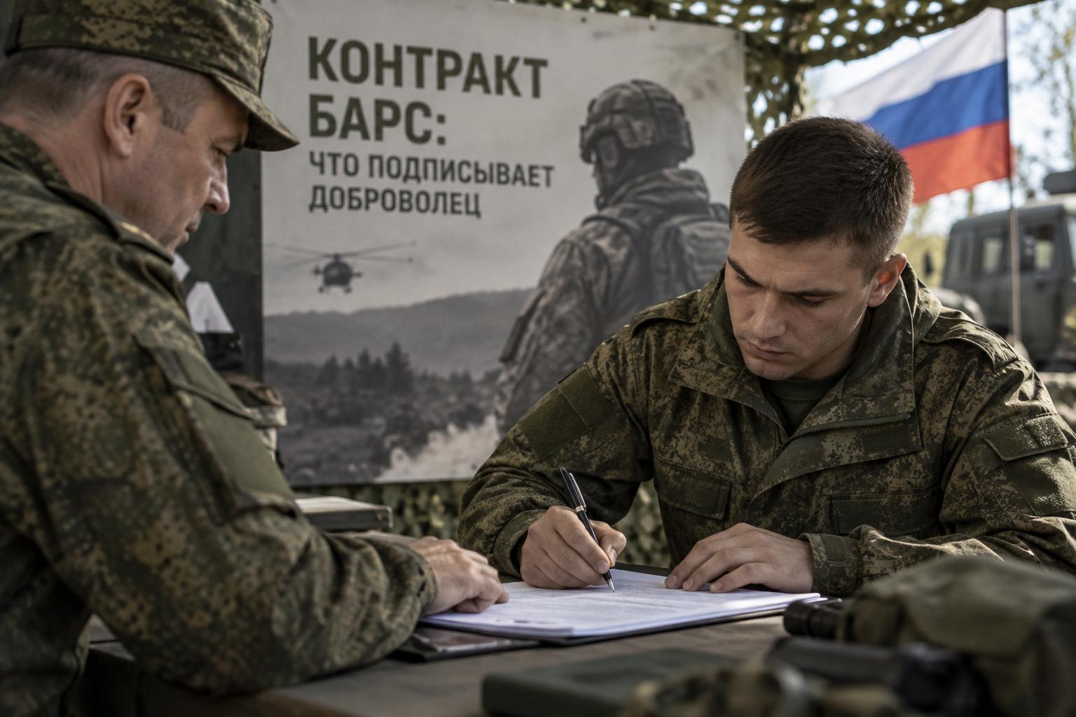 Контракт БАРС: что подписывает доброволец и какие обязательства берет на себя