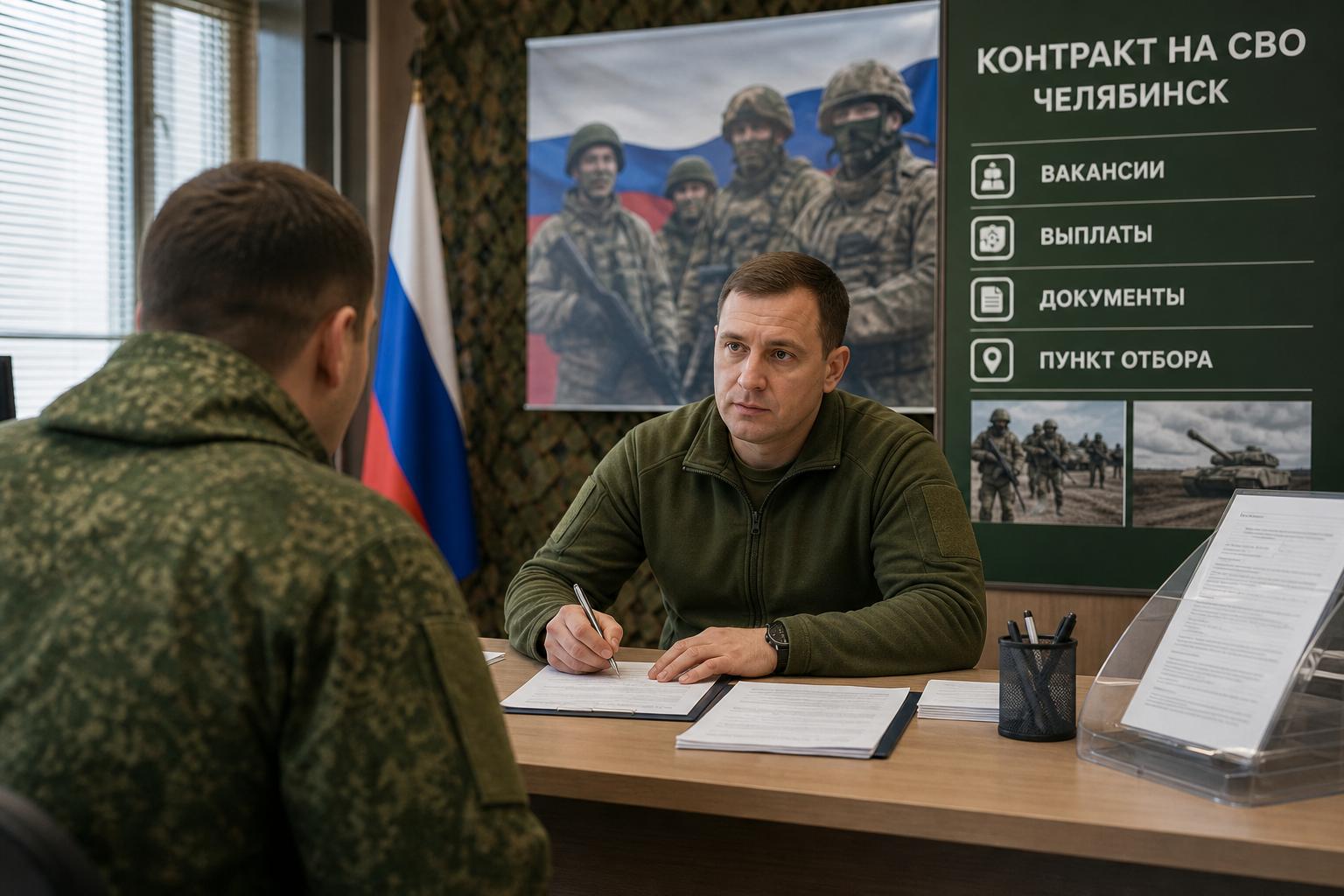 Контракт на СВО — Челябинск: вакансии, выплаты, документы и пункт отбора. Какие документы нужны Контракт на СВО — Челябинск: вакансии, выплаты, документы и пункт отбора. Какие документы нужны