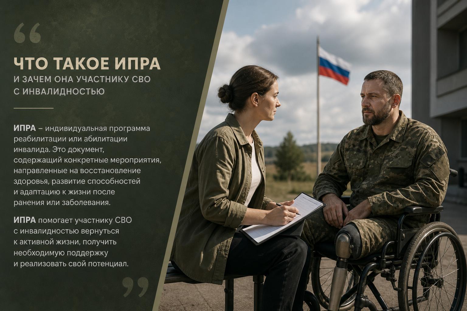 Что такое ИПРА и зачем она участнику СВО с инвалидностью