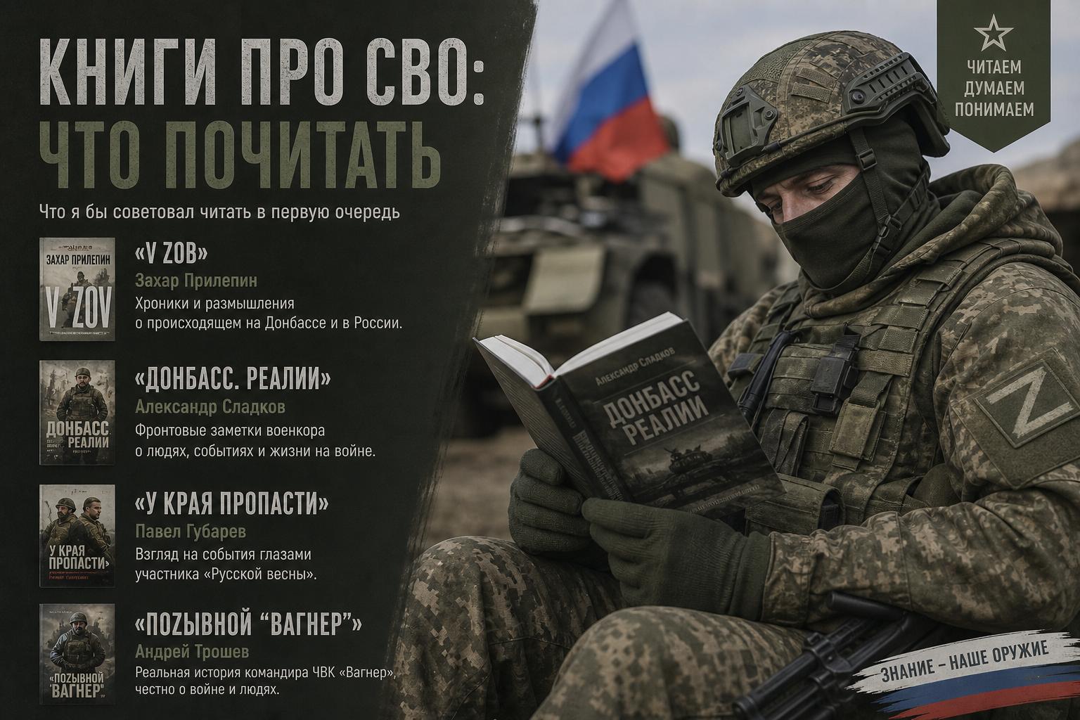 Книги про СВО: что почитать. Что я бы советовал читать в первую очередь