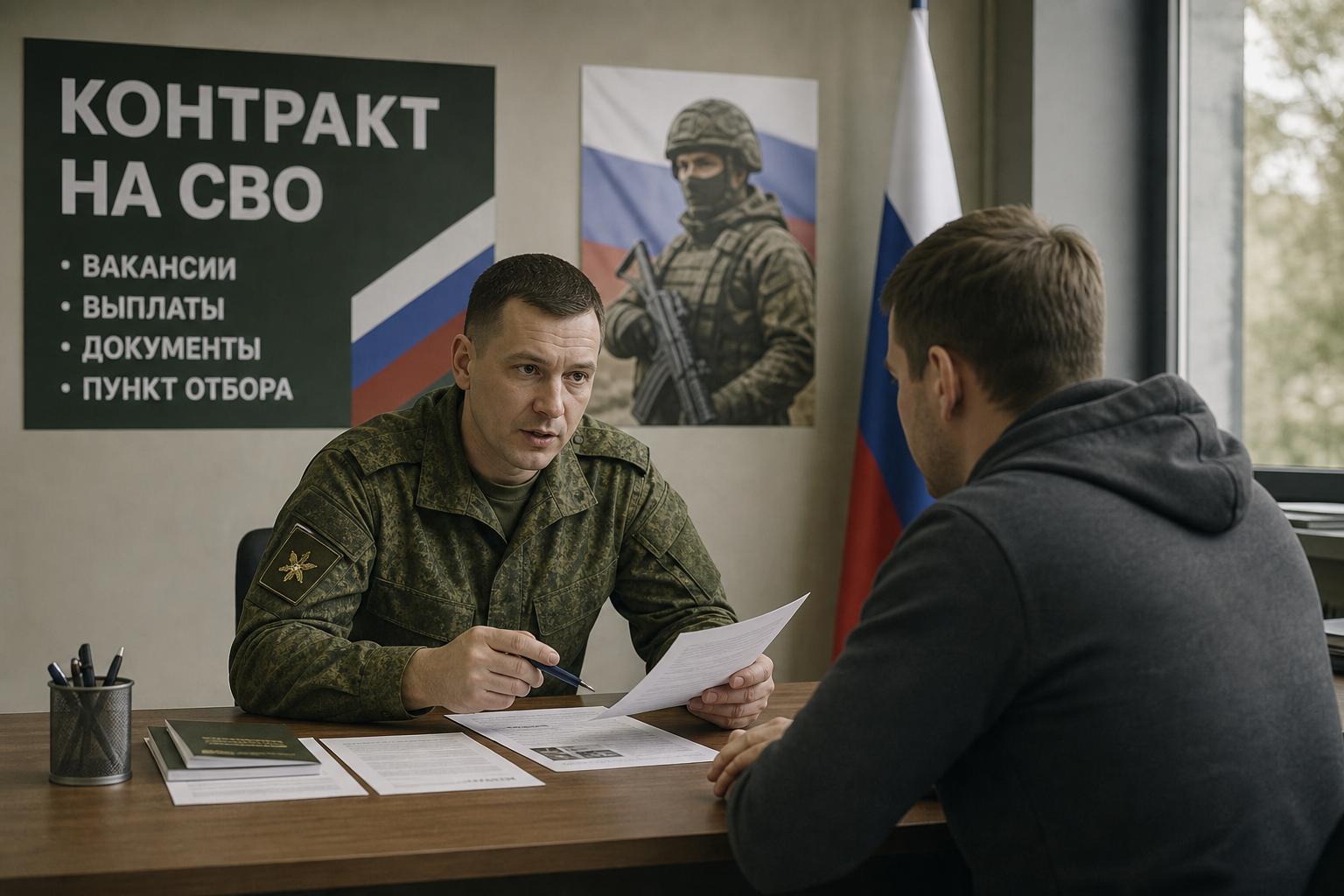 Контракт на СВО — Белгород: вакансии, выплаты, документы и пункт отбора