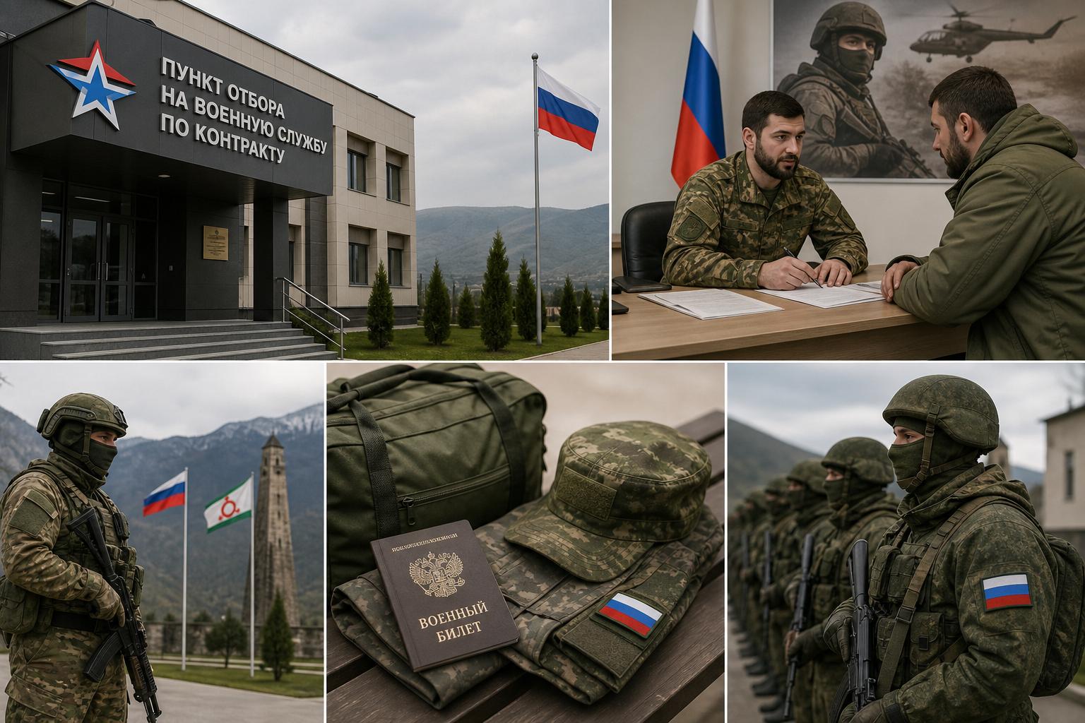Контракт на СВО — Республика Ингушетия: вакансии, выплаты, документы и пункт отбора
