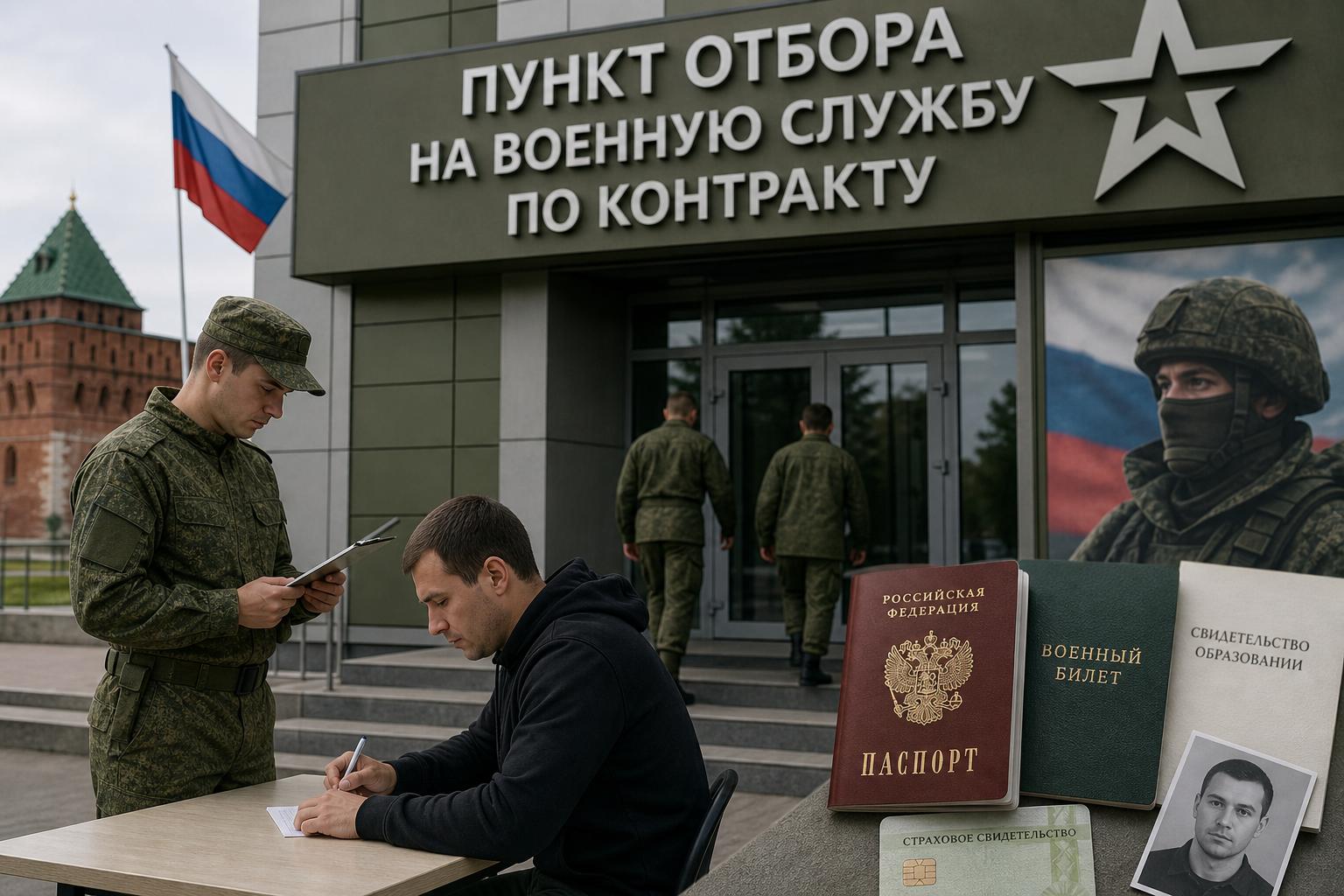 Контракт на СВО — Нижний Новгород: вакансии, выплаты, документы и пункт отбора. Какие документы обычно нужны Контракт на СВО — Нижний Новгород: вакансии, выплаты, документы и пункт отбора. Какие документы обычно нужны