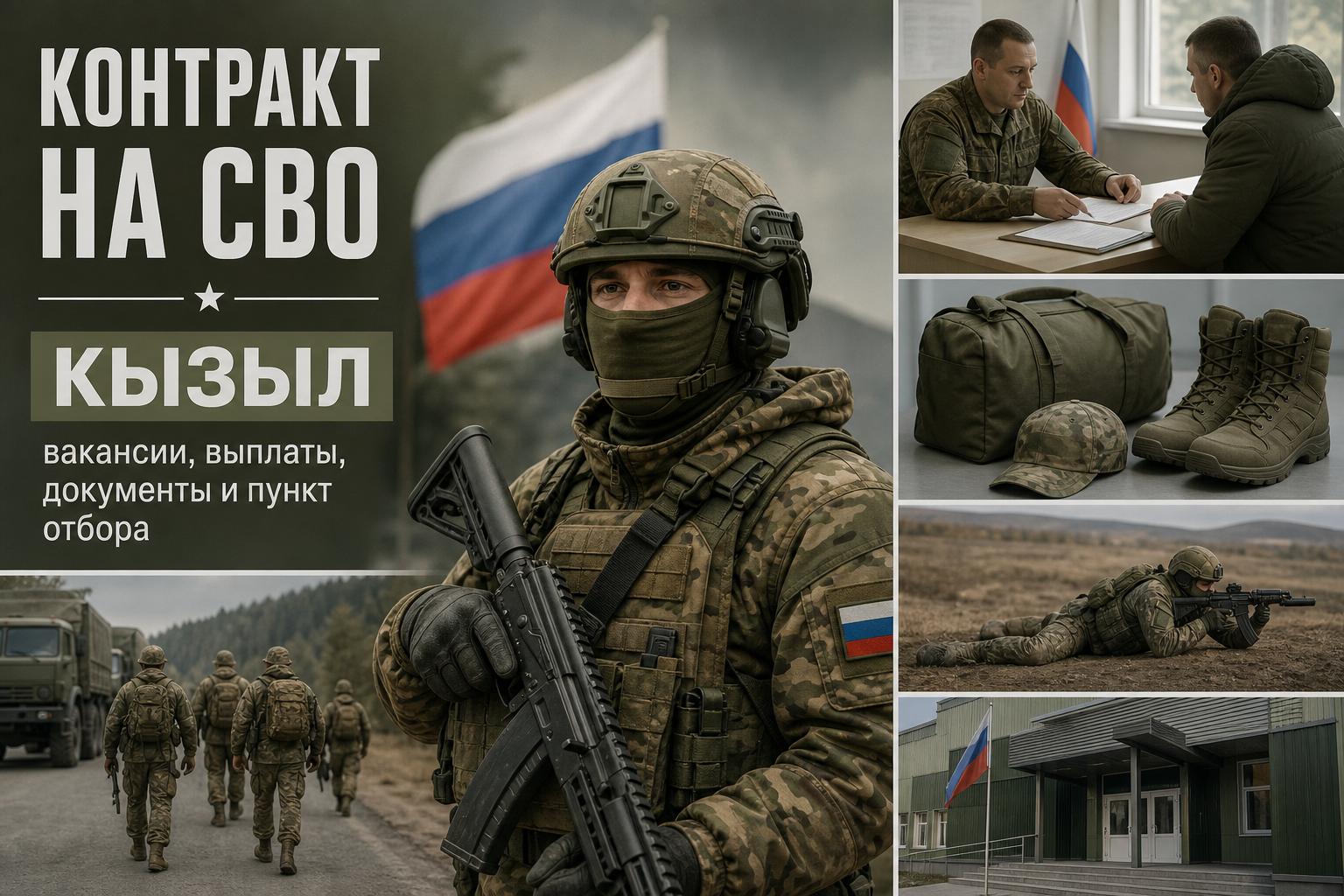 Контракт на СВО в Кызыле: какие есть вакансии, какие выплаты положены и куда обращаться