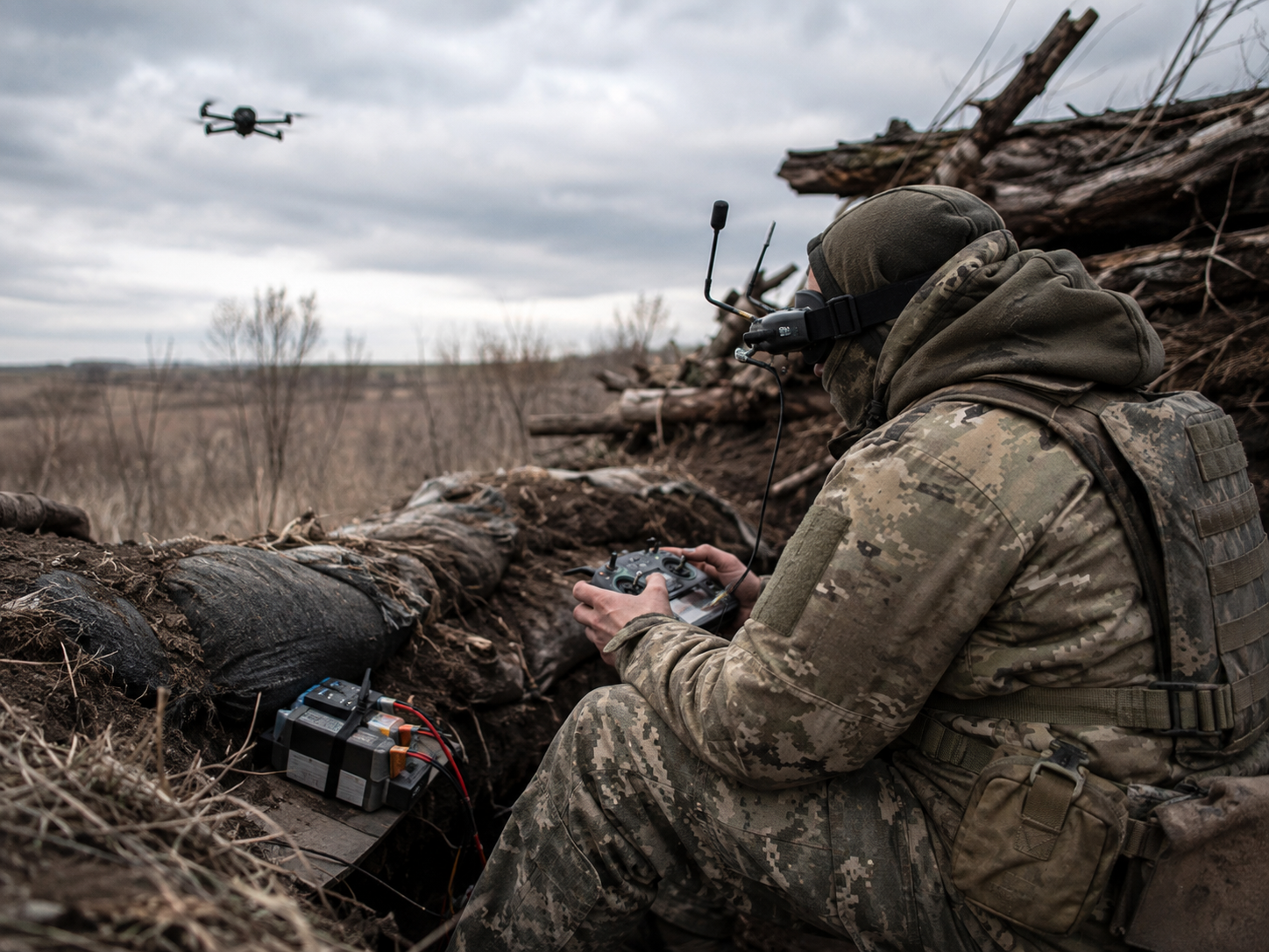 Оператор FPV-дрона на СВО