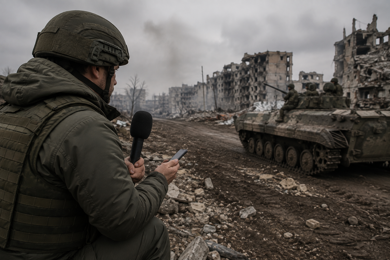 Вакансия военный корреспондент на СВО